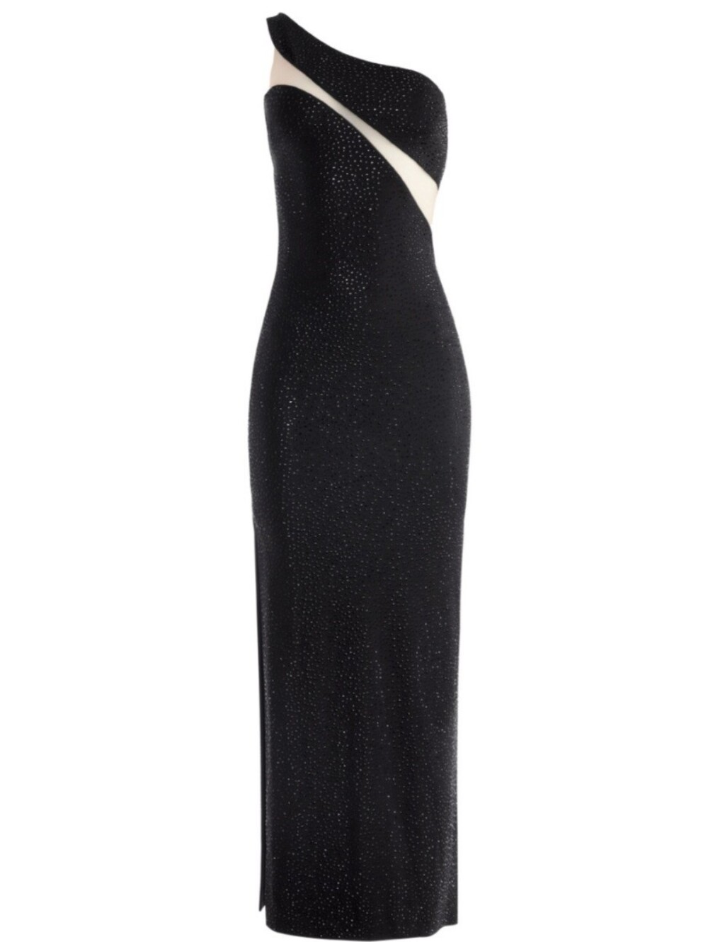 Alice + Olivia Mercedes Embellished One Shoulder long Dress Size 6 $595 - Picture 9 of 13
